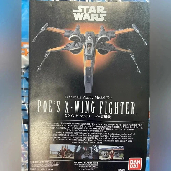 Star Wars - Poe’s X-Wing Fighter - 1/72 Scale Plastic Model - New / Sealed - Picture 9 of 13